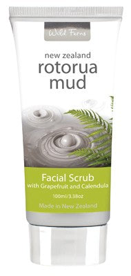 Wild Ferns Rotorua Mud Facial Scrub 100ml