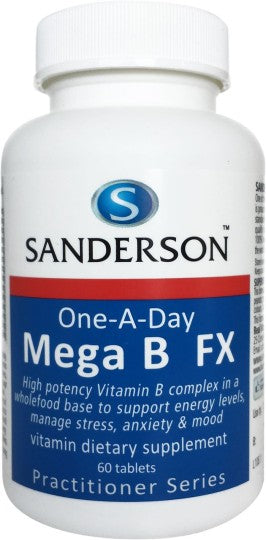 Sanderson One-A-Day Mega B FX Tablets 60