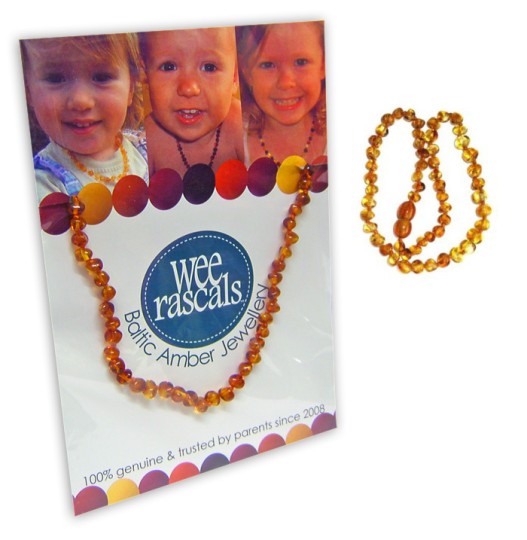 Wee Rascals Baltic Amber Infant/Children Necklace HONEY