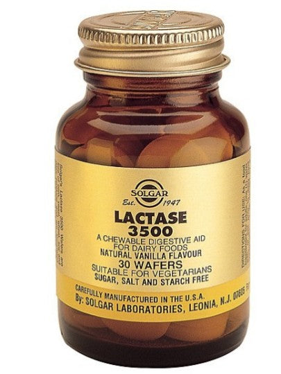 Solgar Lactase 3500 Chewable Tablets 30