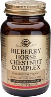 Solgar Bilberry Horse Chestnut Complex Capsules 60