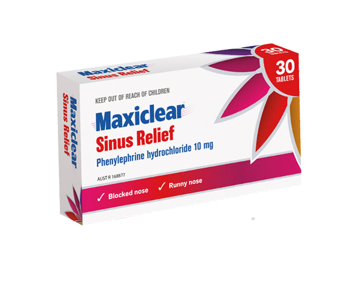 Maxiclear Sinus Relief Tablets 30