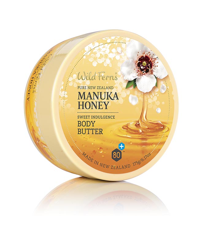 Wild Ferns Manuka Honey Sweet Indulgence Body Butter 175g (New)
