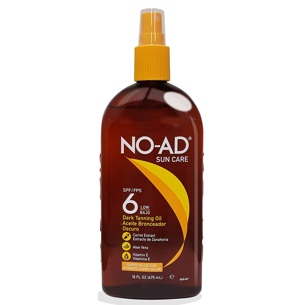 No-Ad Dark Tanning Oil 475ml SPF 6