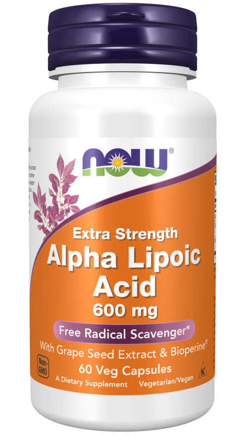 Now Alpha Lipoic Acid Extra Strength 600mg 60