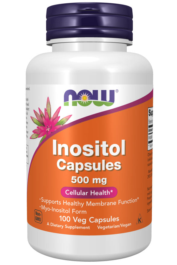 Now Inositol 500mg Vegecaps 100