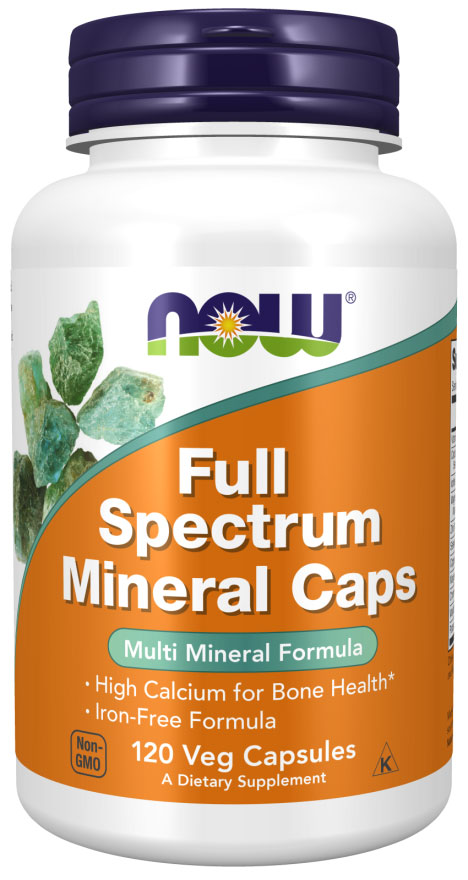 Now Full Spectrum Mineral Caps 120 Vegecaps