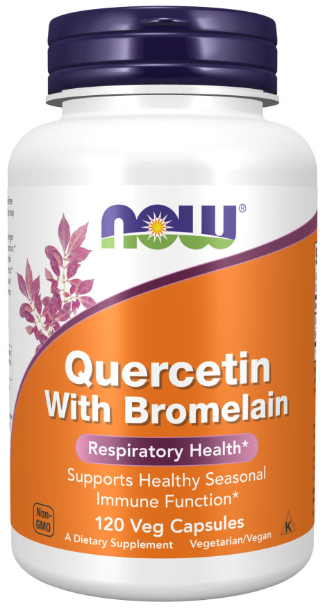 Now Quercetin with Bromelain Vegecaps 120