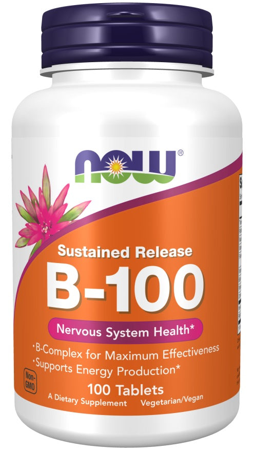 Now Vitamin B-100 Sustained Release Tablets 100