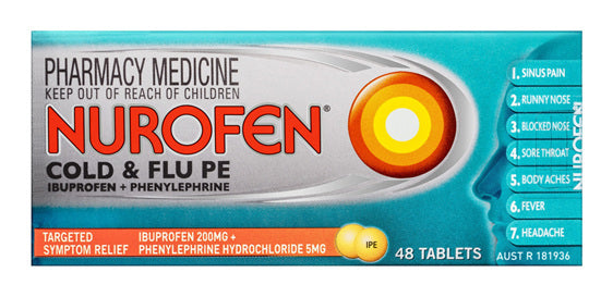Nurofen Cold & Flu PE Tablets 48