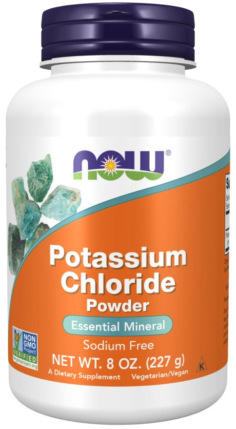 Now  Potassium Chloride Powder 227g