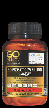 Go Healthy Go Probiotic 75 billion Howaru restore, 30 capsules