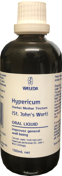Weleda Hypericum (St Johns Wort) Mother tincture 100ml