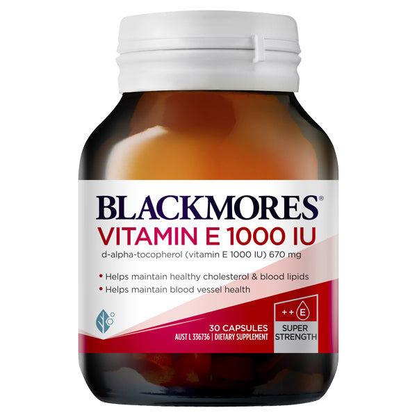 Blackmores Vitamin E 1000IU Super Strength Capsules 30