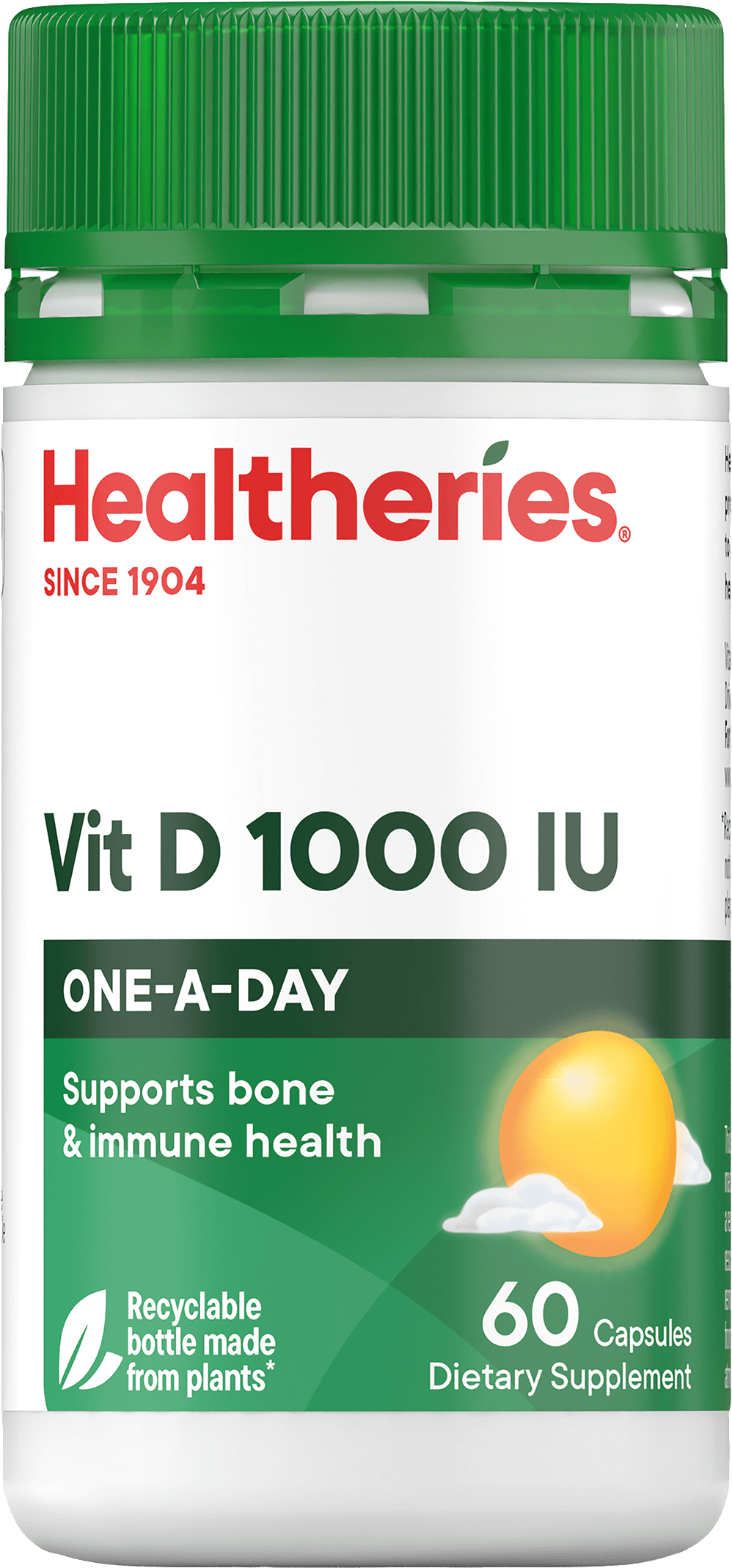 Healtheries Vit D 1000 IU Capsules