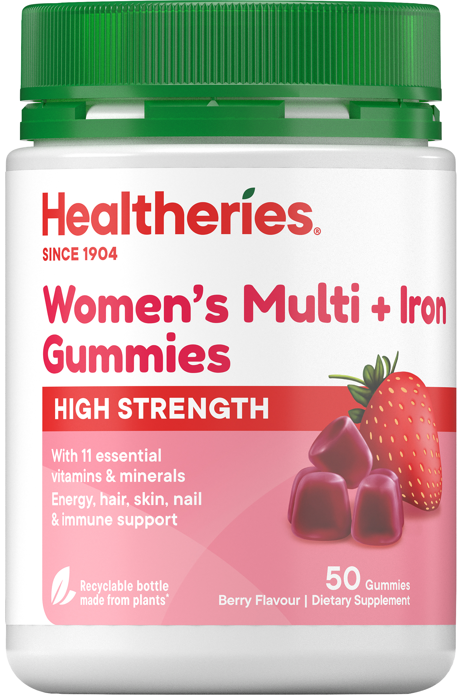 Healtheries High Strength Women's Multi + Iron Gummies