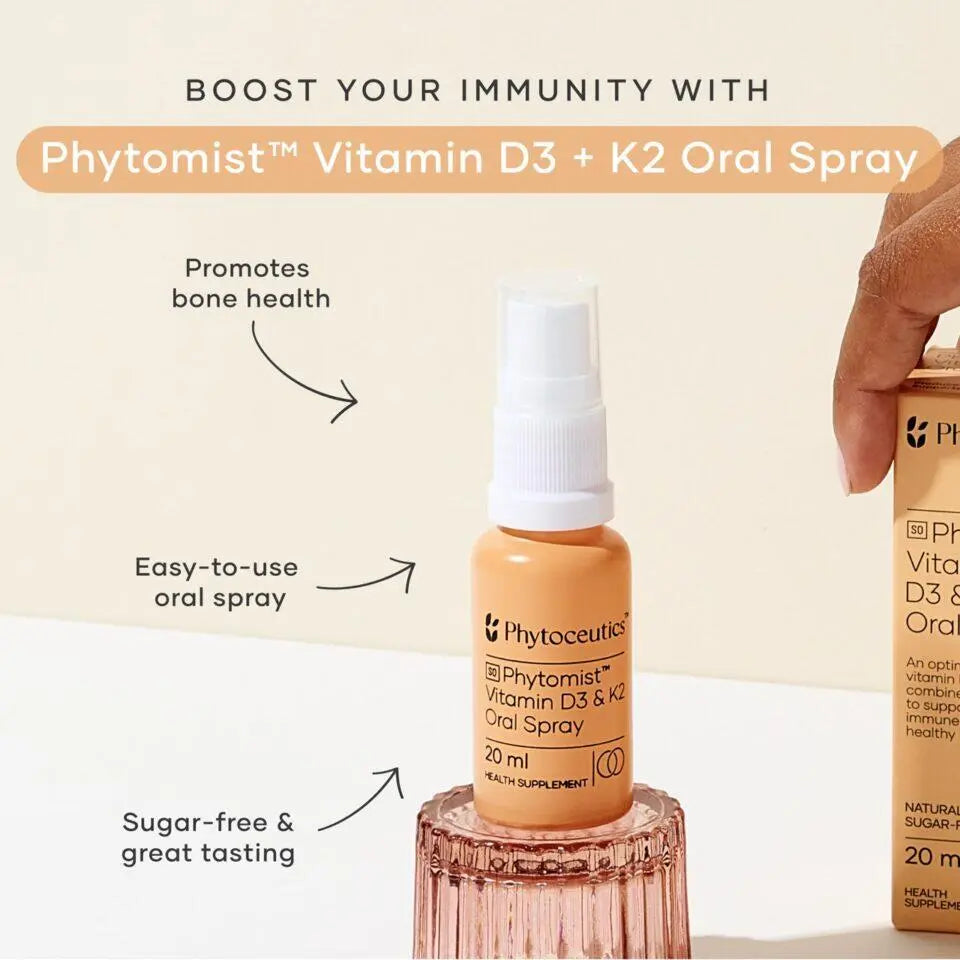 Phytoceutics Phytomist Vitamin D3 + K2 Oral Spray 20ml