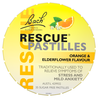 Rescue Remedy Pastilles (Orange and Elderflower) Original 50g