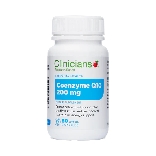 Clinicians Coenzyme Q10 200mg Capsules 60