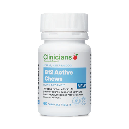 Clinicians B12 Active Chews 60