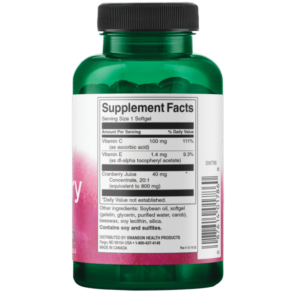 Swanson – Cranberry 20:1 Concentrate 180SG