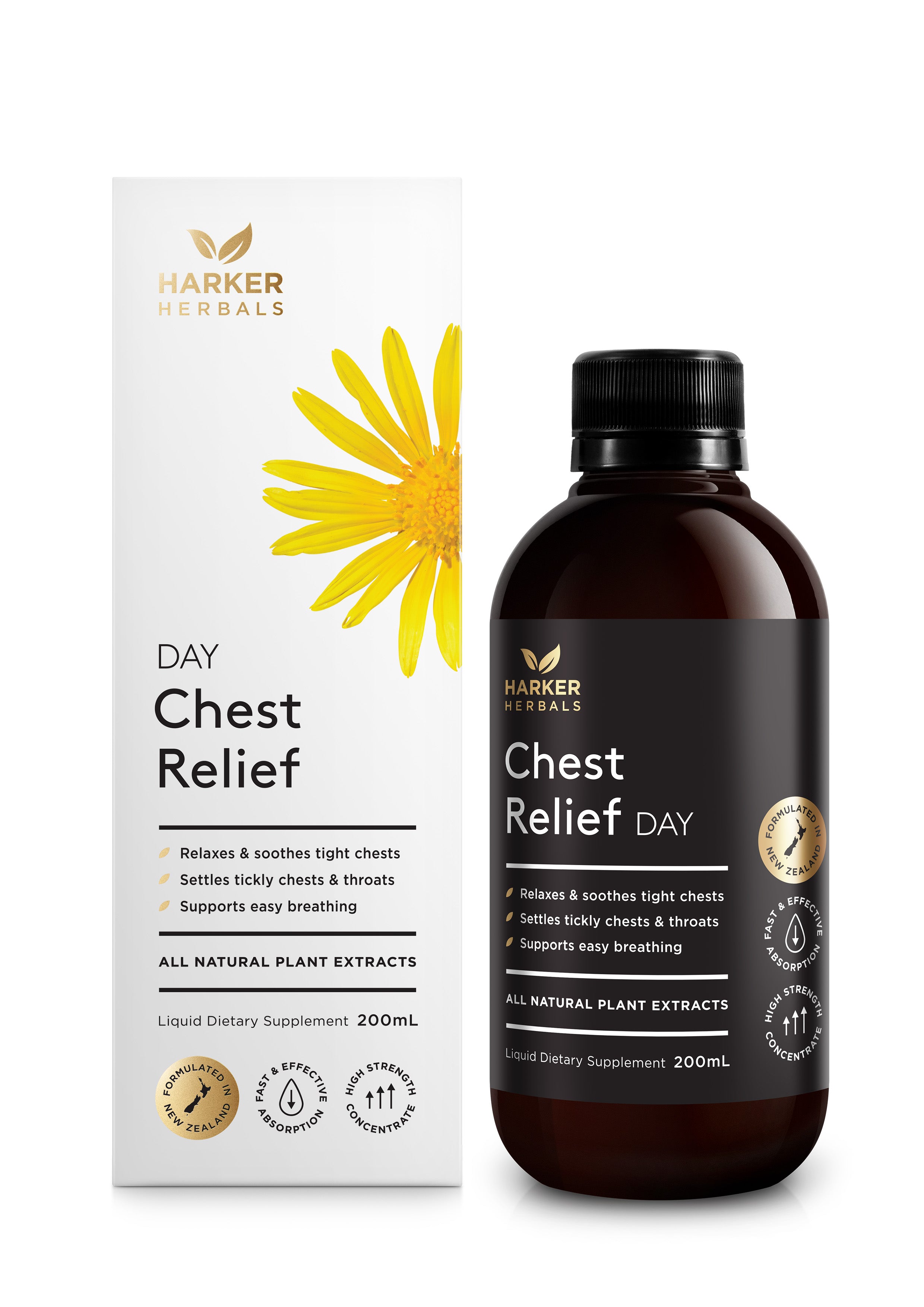 Harker Herbal day chest relief 200ml