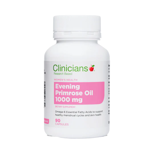 Clinicians Evening Primrose Oil 1000mg Capsules 90