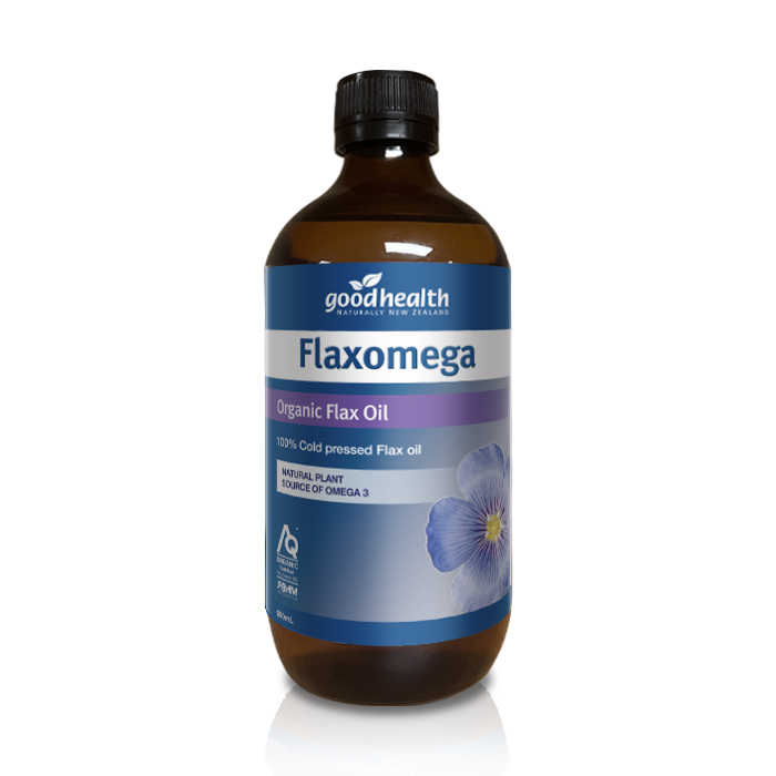 Good Health Flaxomega Organic Flax Oil  Omega 3,6,9 500ml