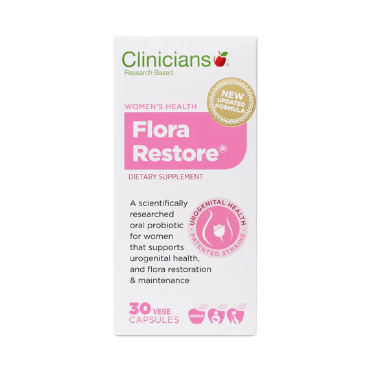 Clinicians Flora Restore Capsules 30