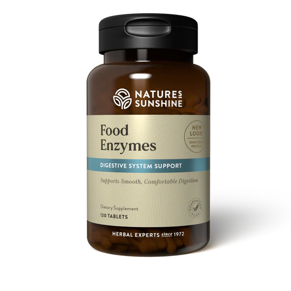 Natures Sunshine Food Enzymes Tablets 120