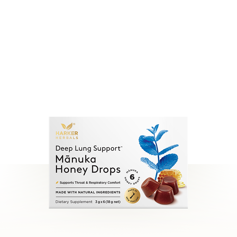 Harker Herbals Deep Lung Support Manuka Honey Drops