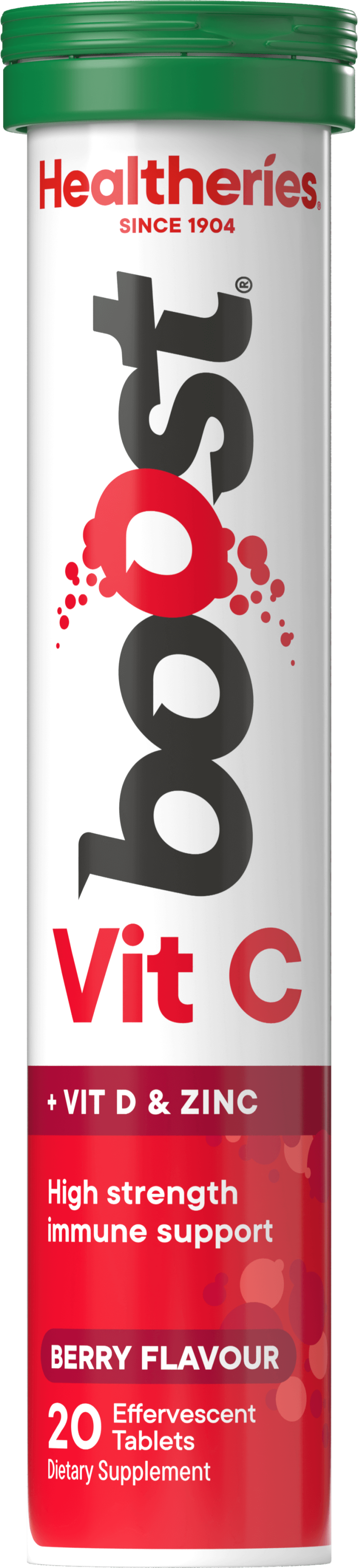 Healtheries Boost Effervescent Vit C Berry