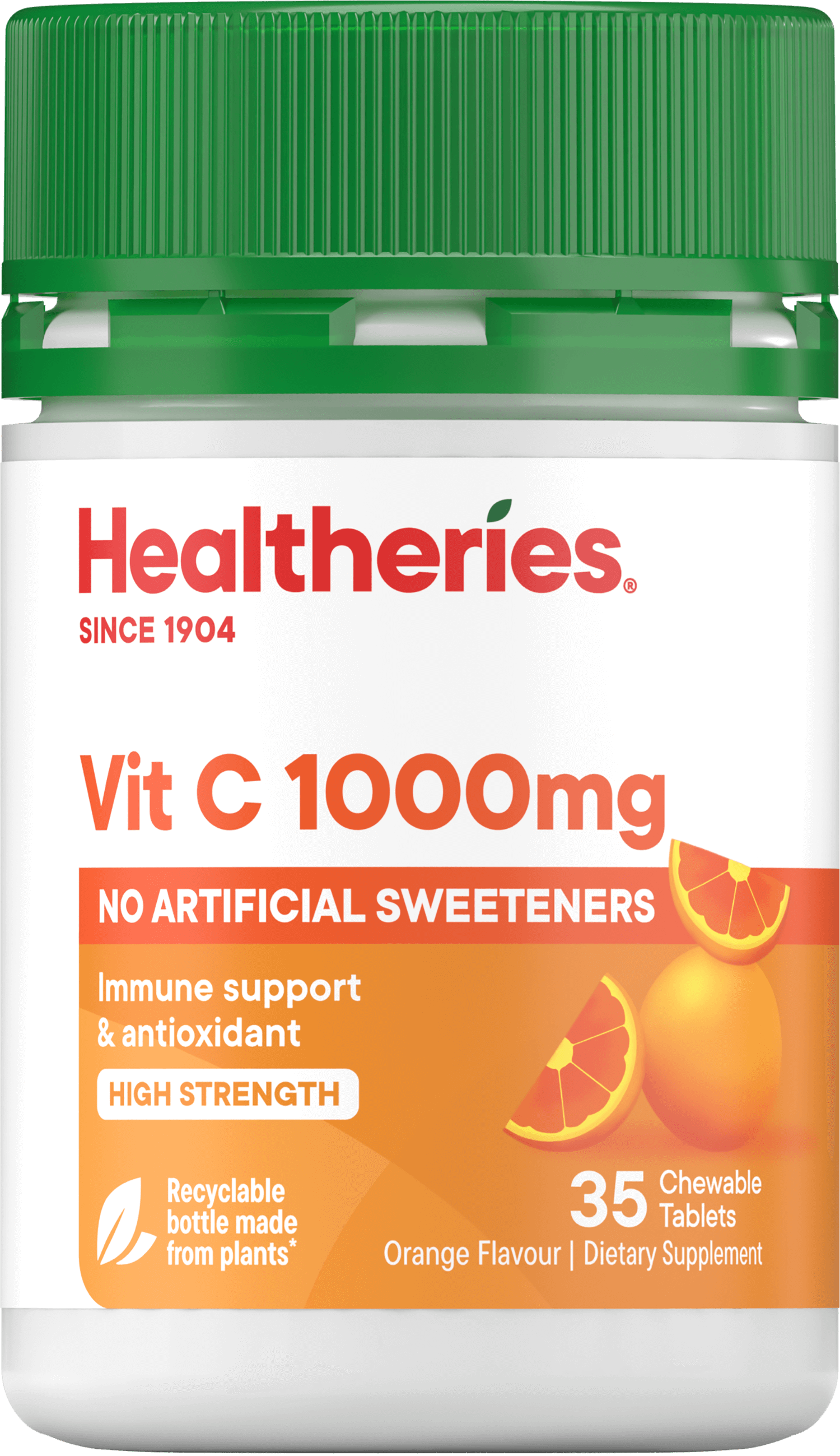 Healtheries Vit C 1000mg Chewable Tablets Orange