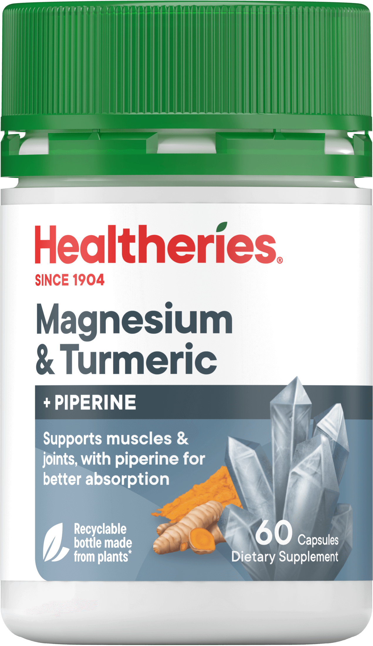 Healtheries Magnesium + Turmeric