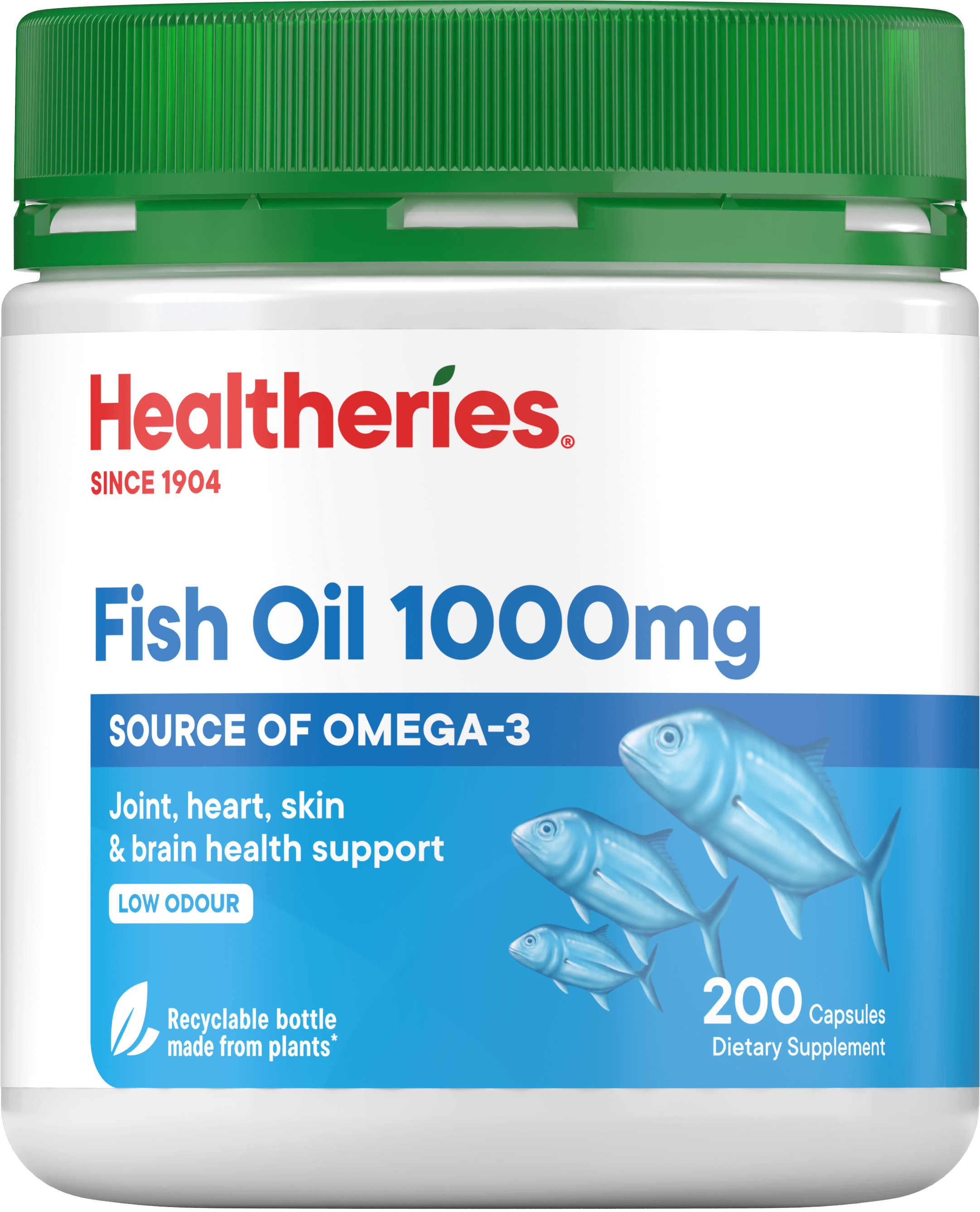 Healtheries Fish Oil 1000mg Capsules