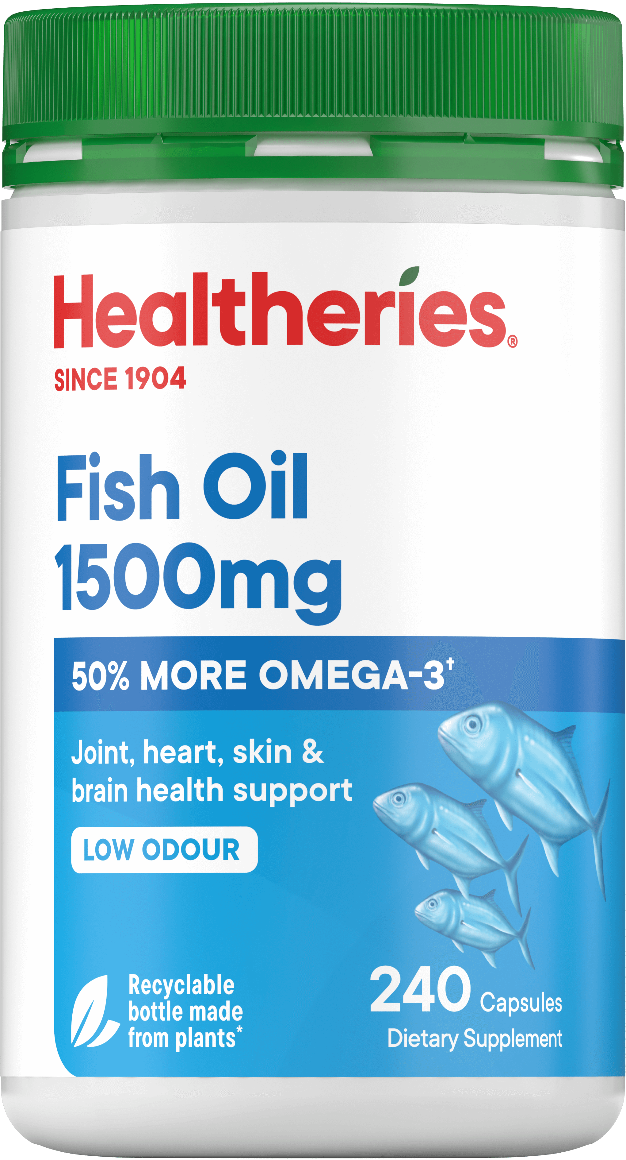 Healtheries Fish Oil 1500mg Capsules