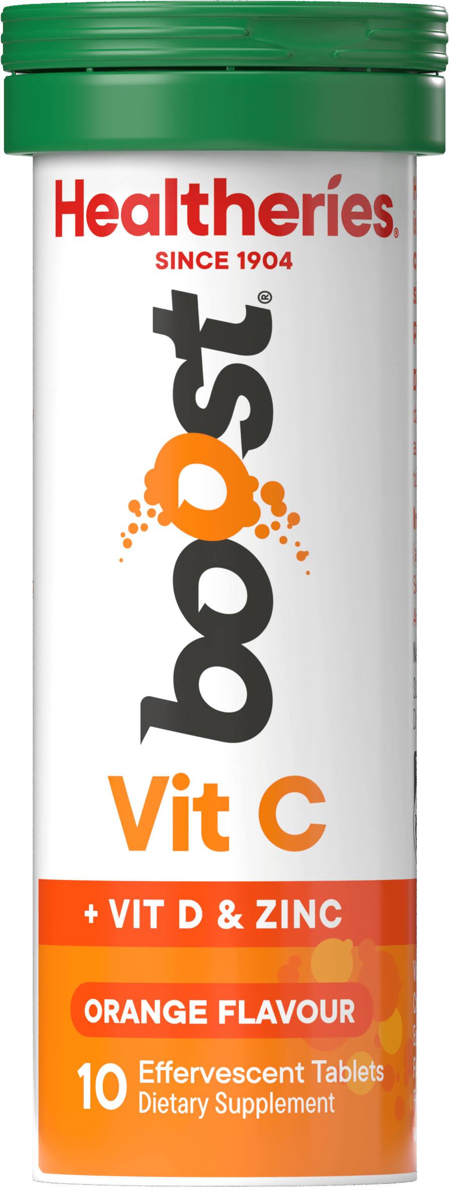 Healtheries Boost Effervescent Vit C Orange
