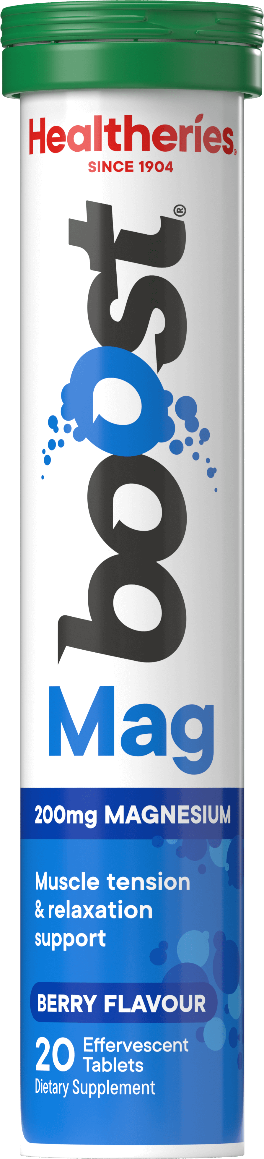 Healtheries Boost Effervescent Magnesium Berry