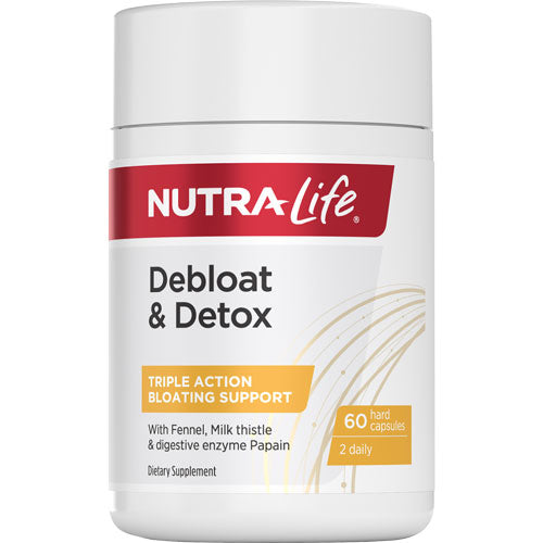 Nutralife Debloat & Detox Caps 60