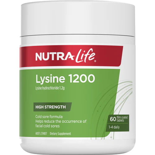 Nutralife Lysine 1200mg Tablets 60