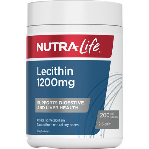 Nutralife Lecithin 1200mg Capsules 200