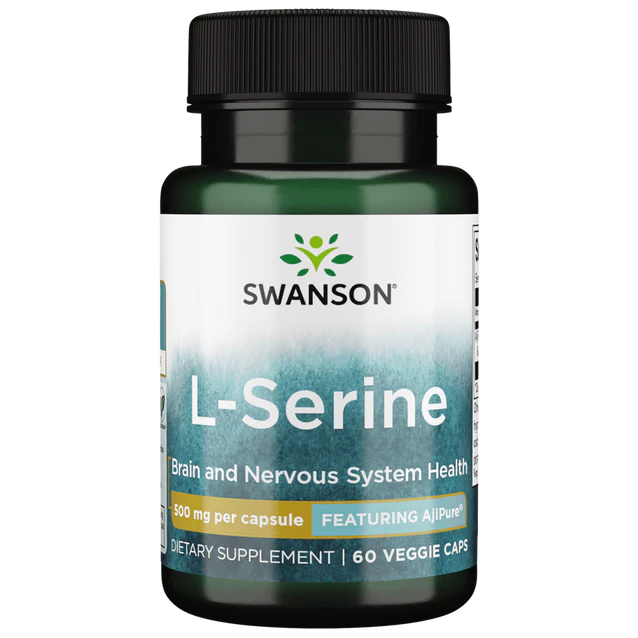 Swanson L-Serine Vegecaps 500mg 60