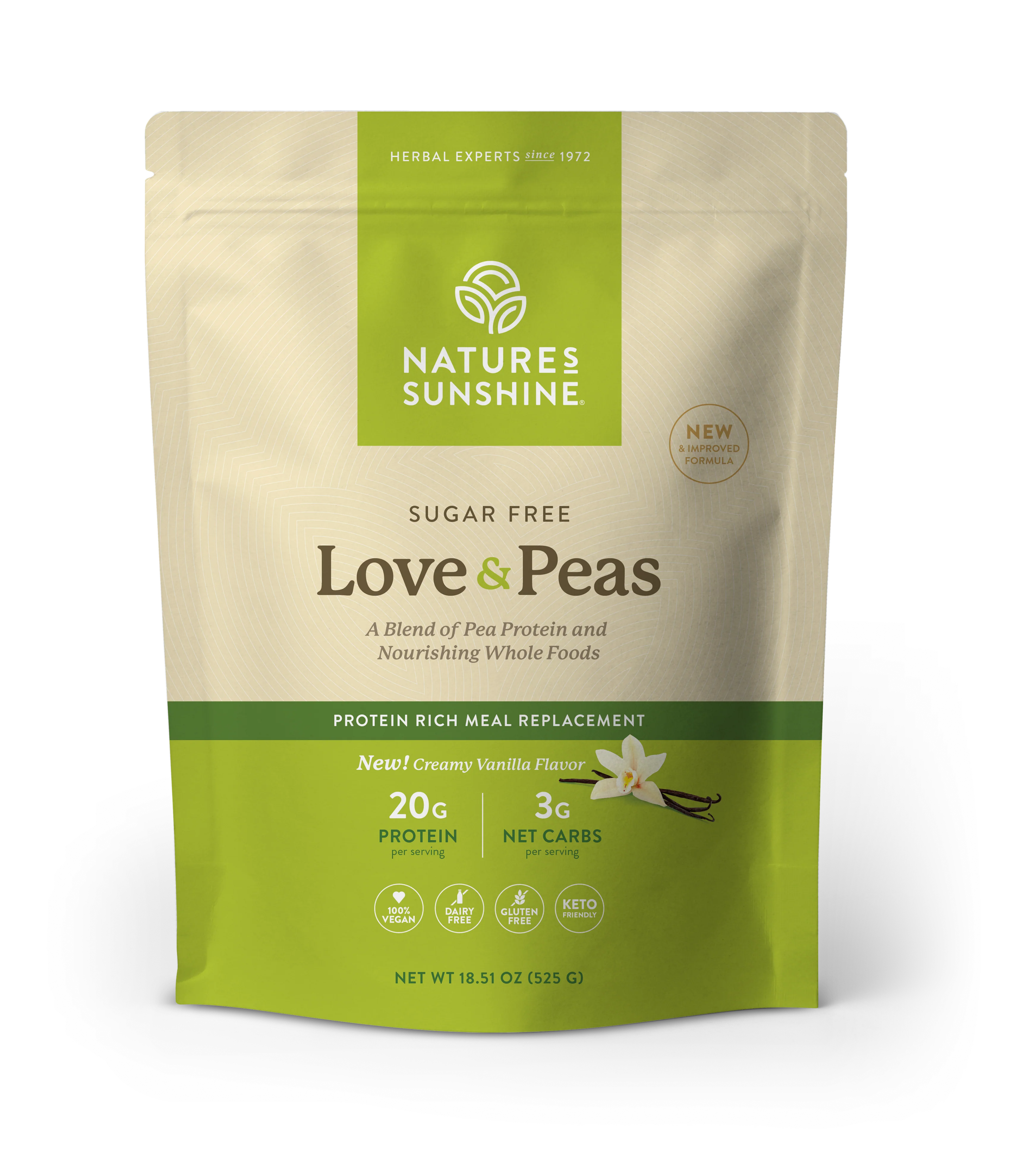 Nature's Sunshine Love & Peas Sugar Free Powder