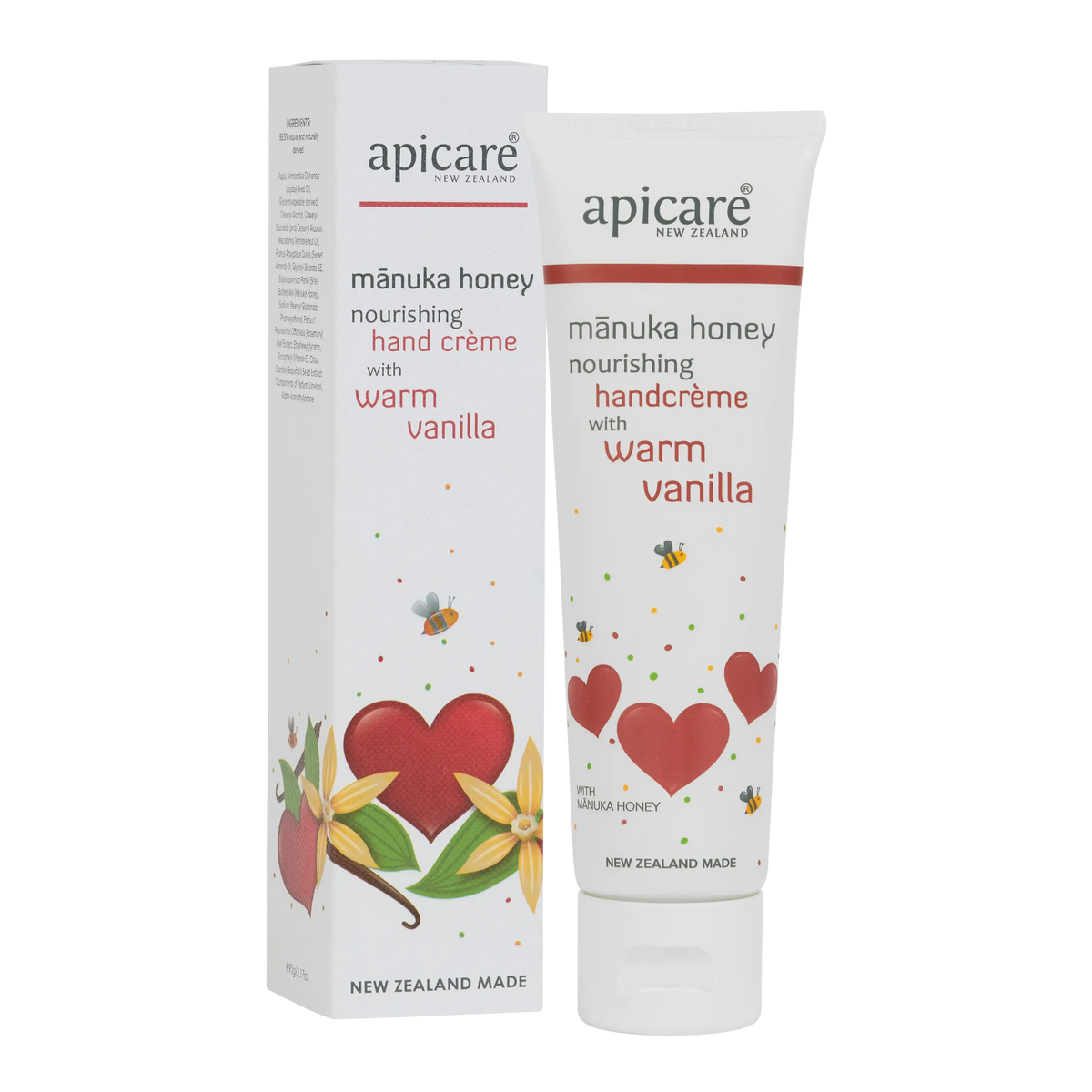 Apicare Manuka Honey Handcreme With Warm Vanilla 90g