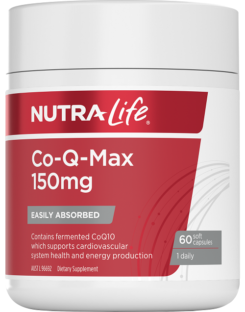 Nutralife Co-Q Max 150mg Heart Health formula Capsules 60
