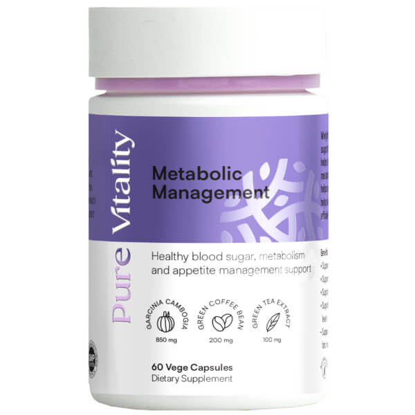 Pure Vitality Metabolic Management Vegecaps 60