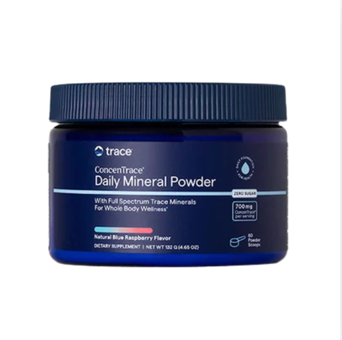 Trace Minerals ConcenTrace Daily Mineral Powder (Blue Raspberry)
