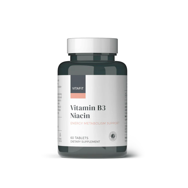 Vita Fit Niacin (Nicotinic Acid) 100mg - 60 tablets