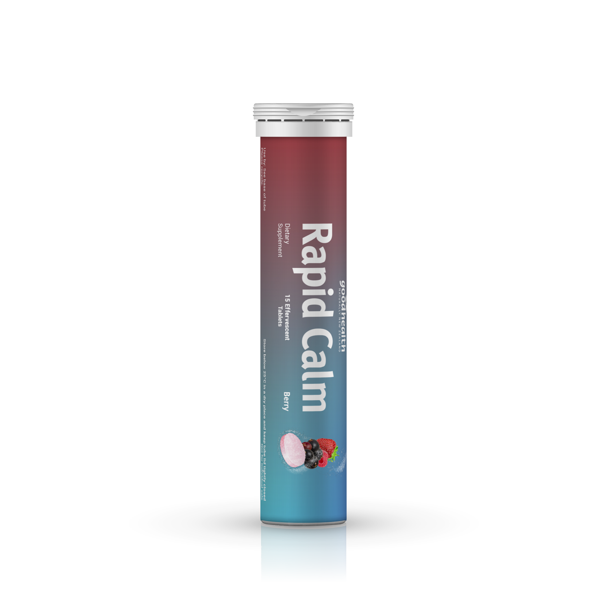 Goodhealth Rapid Calm 30 Effervescent Tablets Berry - Health Chemist NZ ...