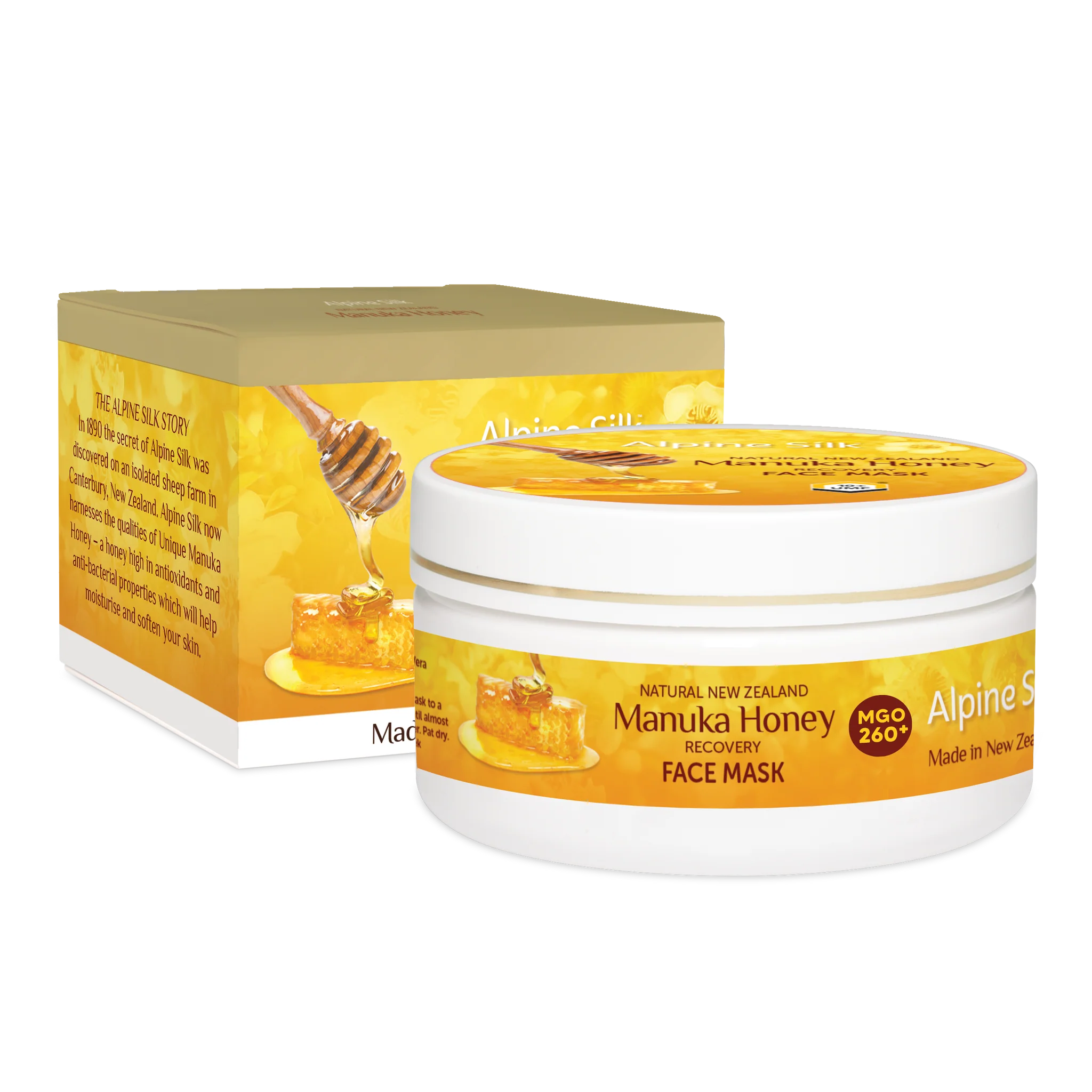 Alpine Silk Manuka Honey Face Mask 100g